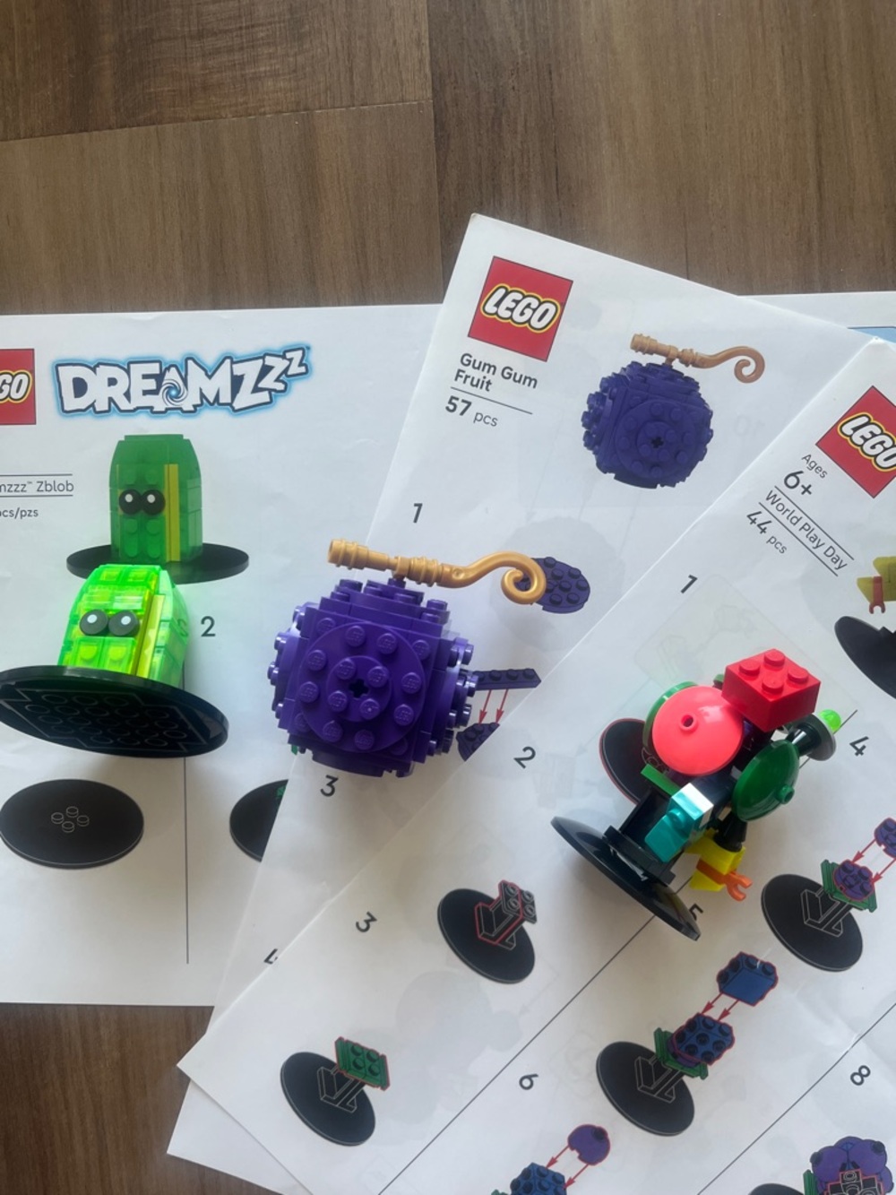 Lego minibuild lot Dreamzzz Zblob Gum Gum Fruit World play day